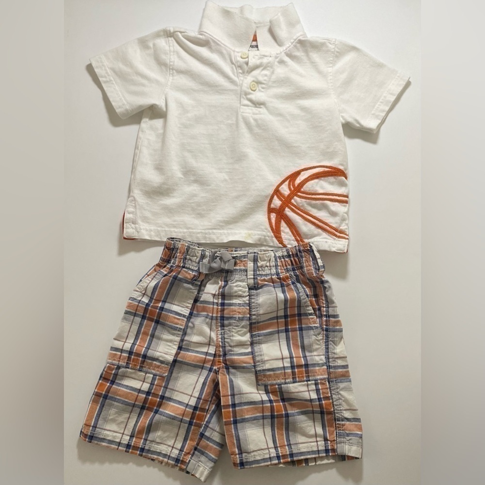 Gymboree Shirt and Plaid Shorts